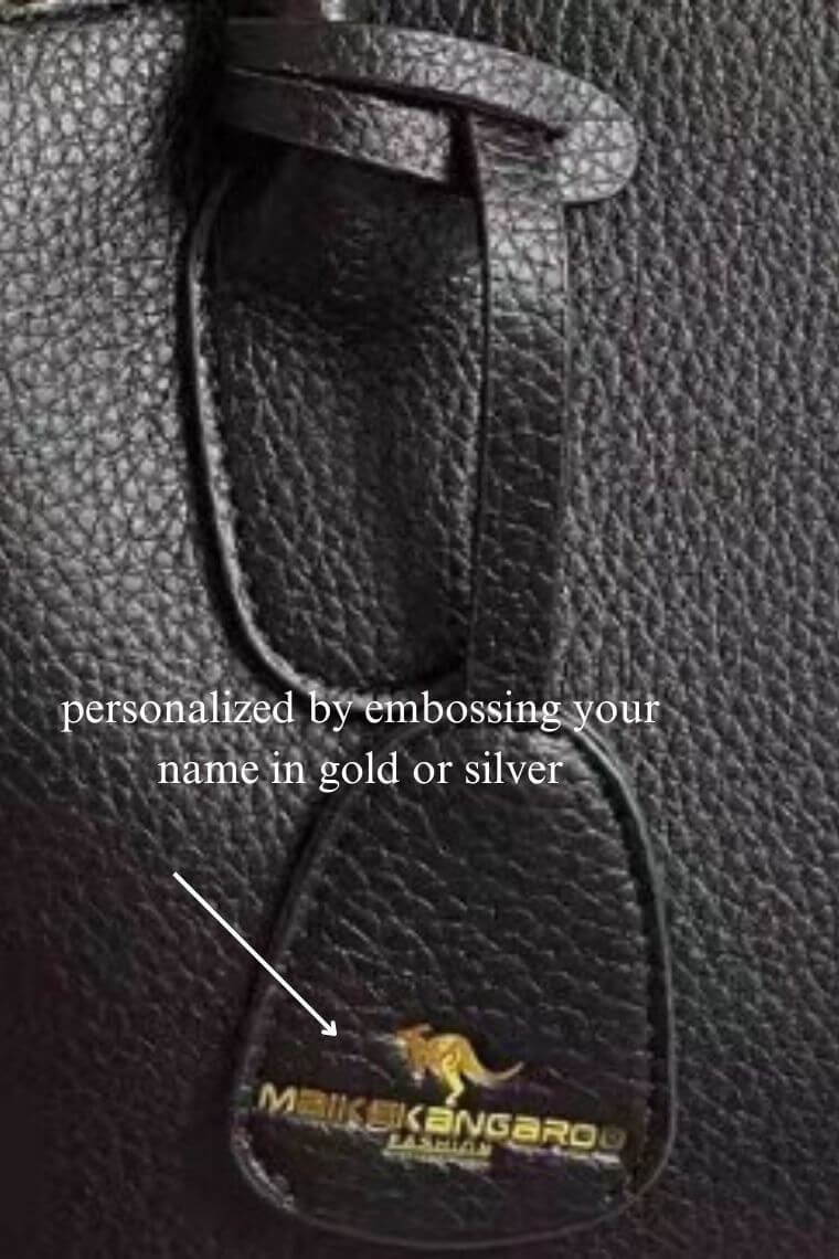 women leather small crossbody tote bag with personalized bag charm