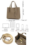 women mini leather cross body tote bag | Fashion small side purse with adjustable handles