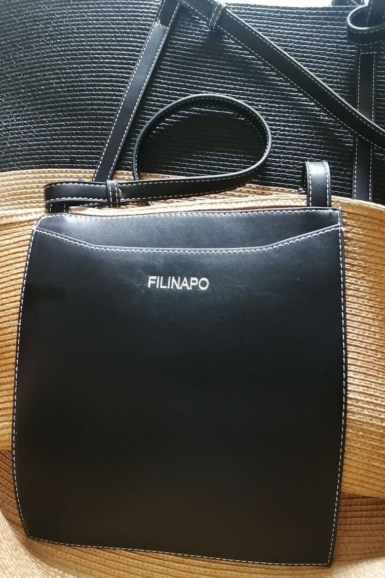 Filinapo straw beach bag
