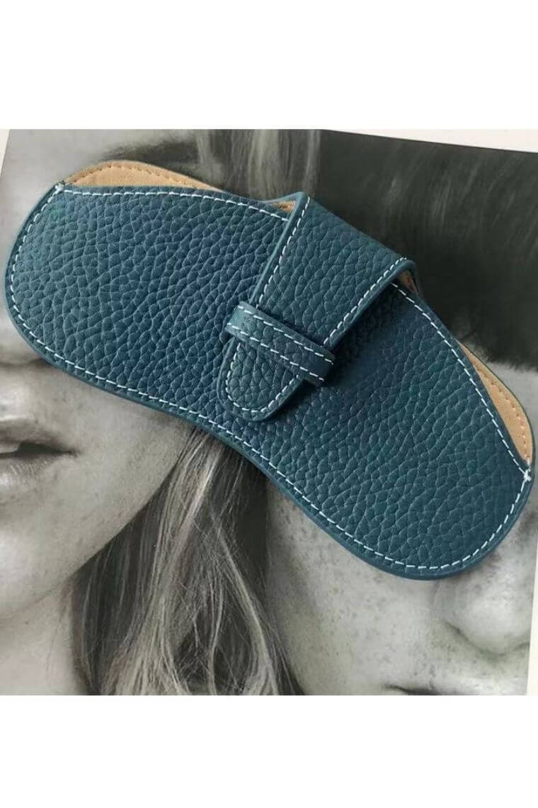 blue glasses case | sunglass case | eyelgass case | sunglasses storage | glasses storage | glasses cover | sunglass case holder | leather sunglass case | eyeglass holder