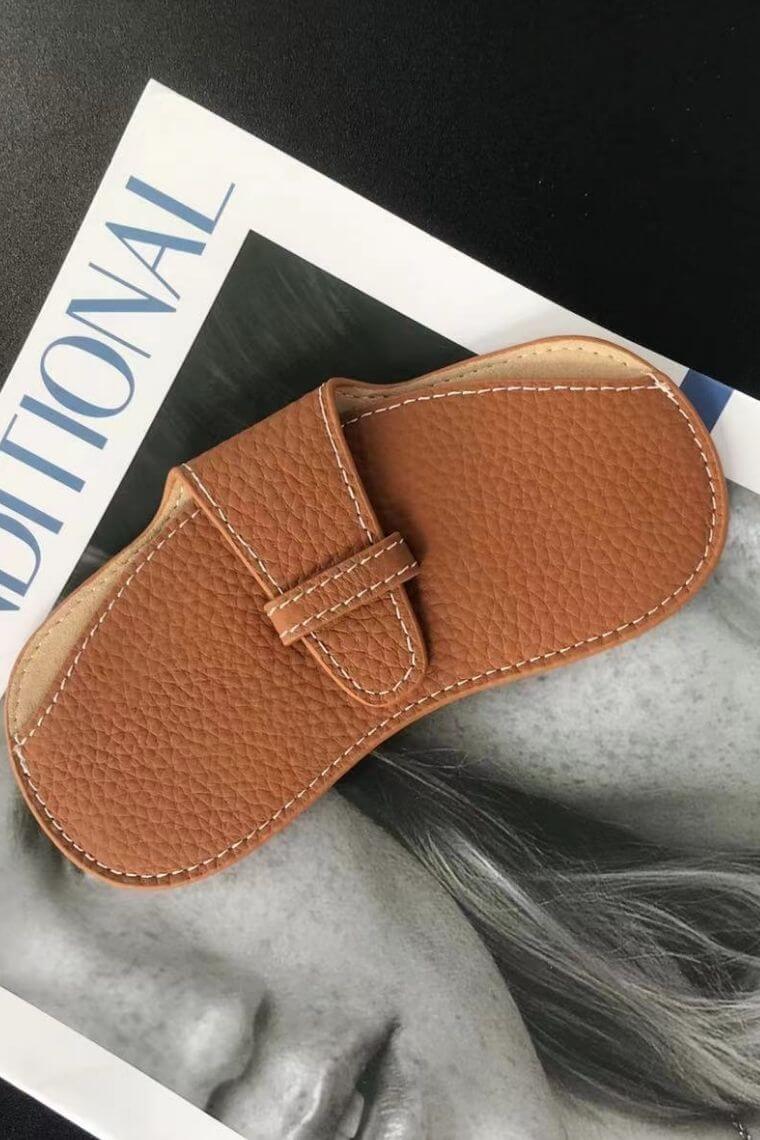 cognac glasses case | sunglass case | eyelgass case | sunglasses storage | glasses storage | glasses cover | sunglass case holder | leather sunglass case | eyeglass holder