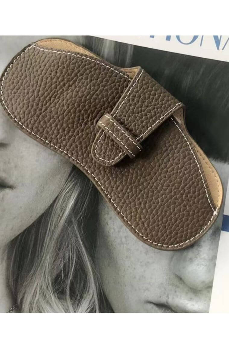 dark brown glasses case | sunglass case | eyelgass case | sunglasses storage | glasses storage | glasses cover | sunglass case holder | leather sunglass case | eyeglass holder