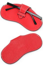 Red leather glasses case with tab closure  | sunglasses case | eyelgasses case | sunglasses storage | glasses storage | glasses cover | sunglasses case holder | leather sunglasses case | eyeglass holder