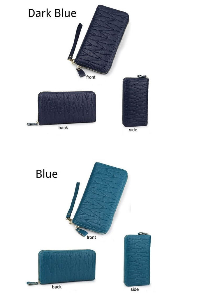 Blue phone case that holds cards